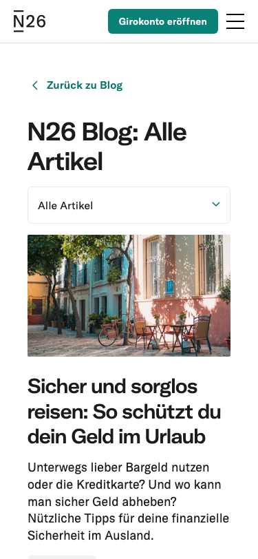 N26 - mobile