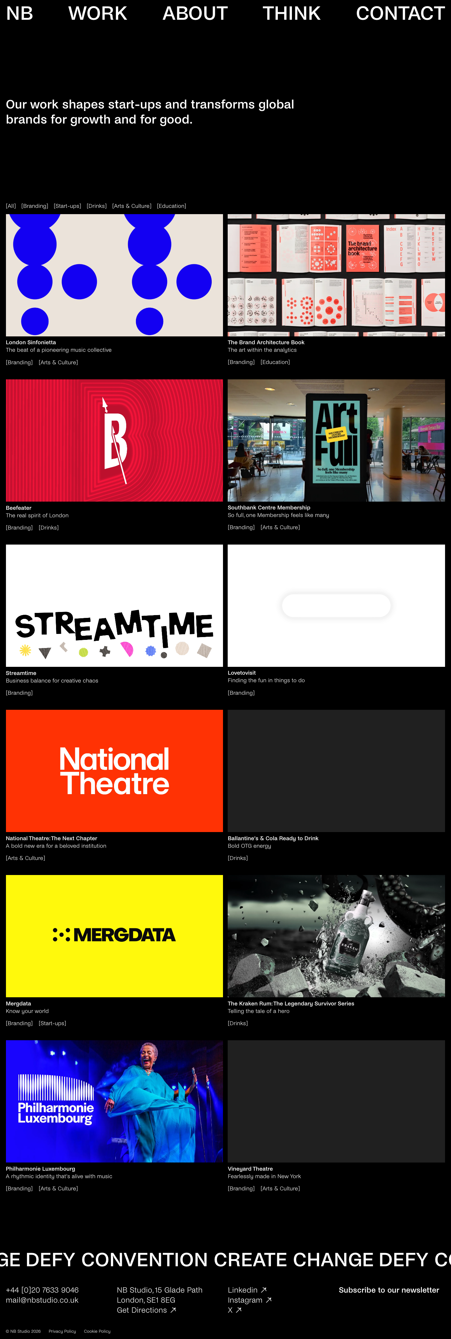 Nbstudio Co Uk - full page scroll