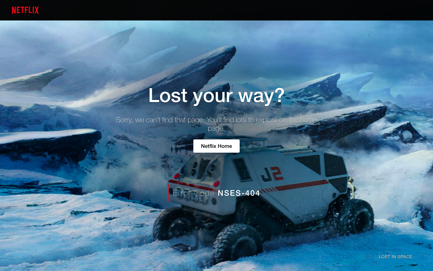 Netflix - full page scroll