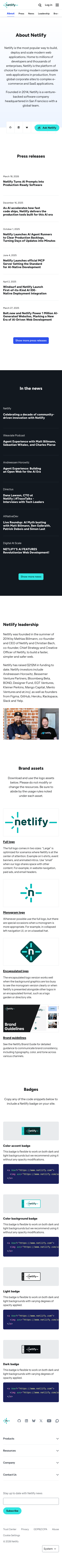 Netlify — About - mobile full page