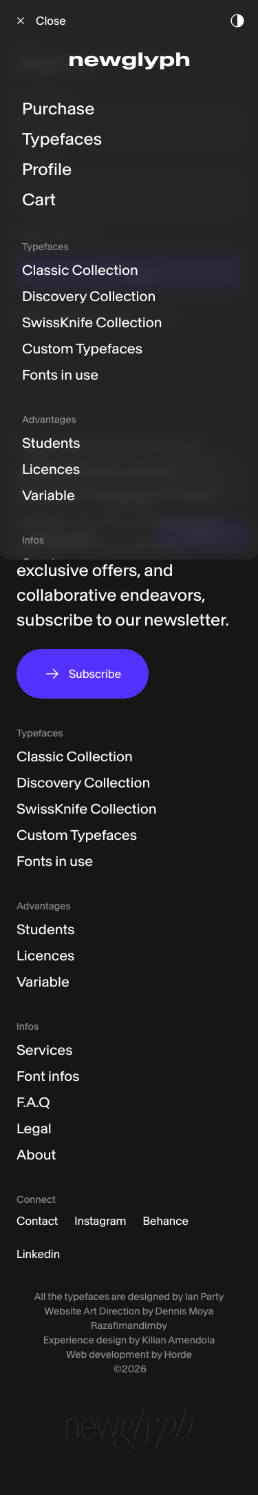 Newglyph — Sign up - mobile full page