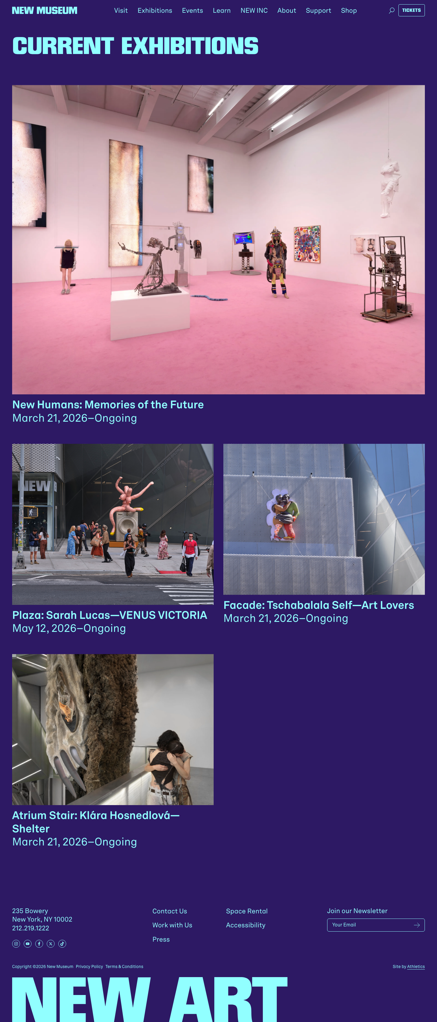Newmuseum - full page scroll