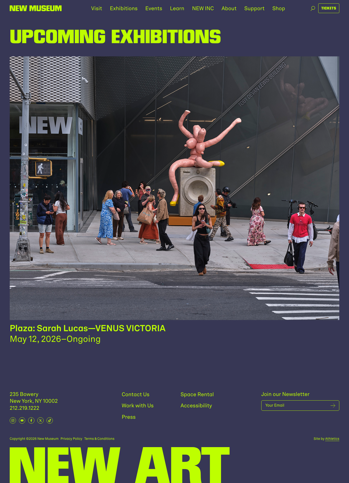 Newmuseum - full page scroll