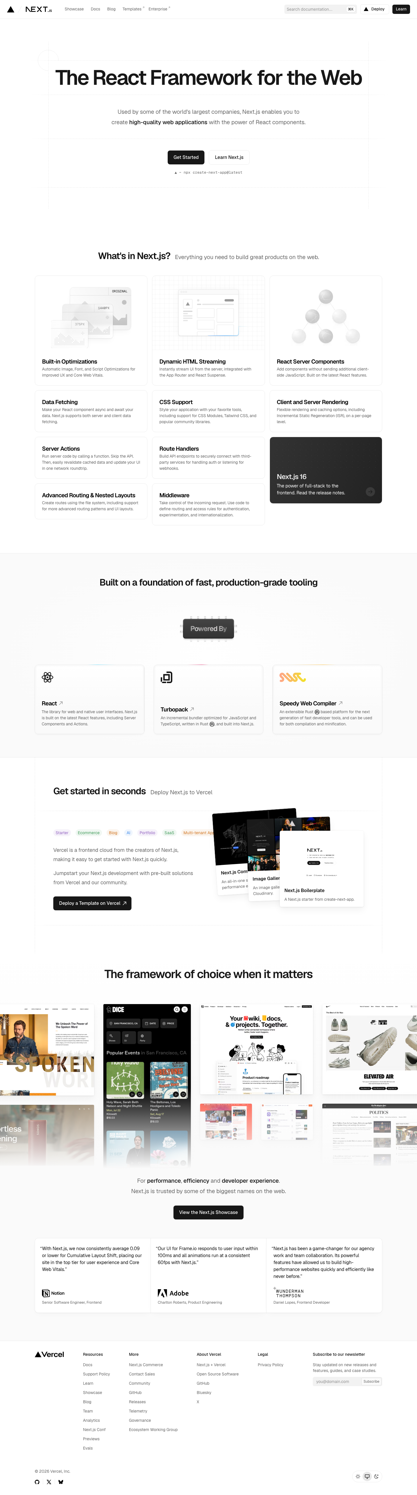 Nextjs - full page scroll