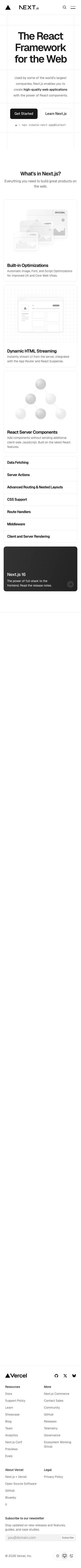 Nextjs - mobile full page