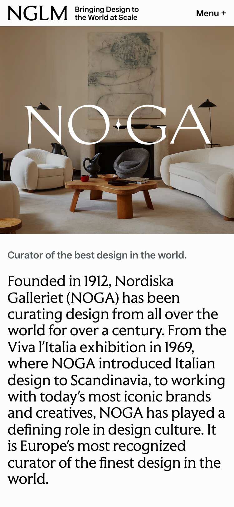 NGLM · Nordiska Galleriet - mobile