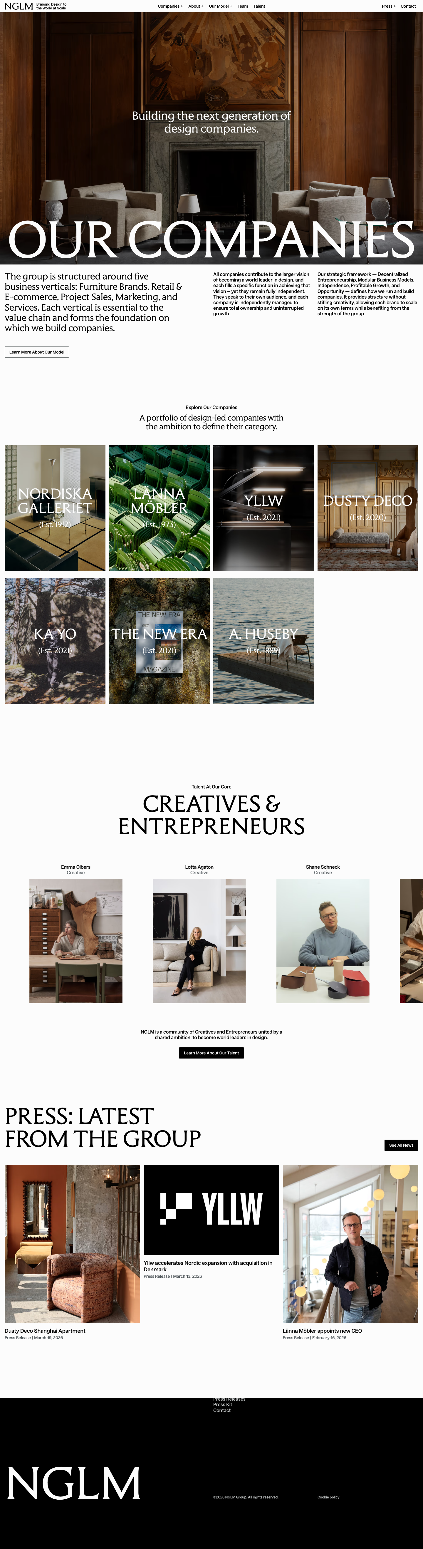 NGLM · Companies - full page scroll