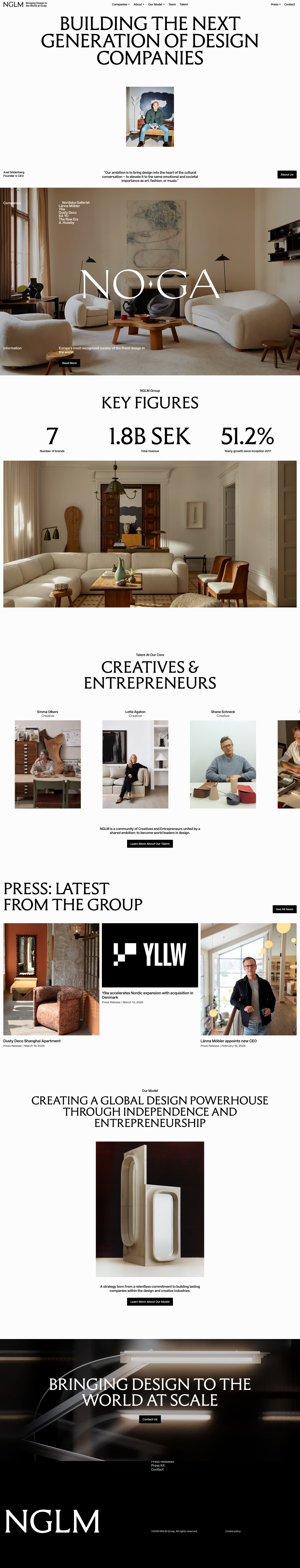 NGLM - full page scroll