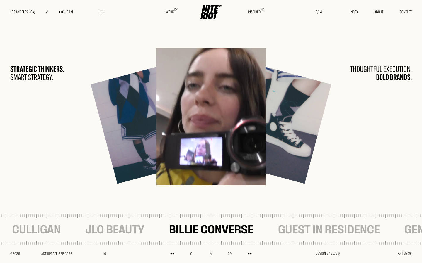 Nite Riot - full page scroll