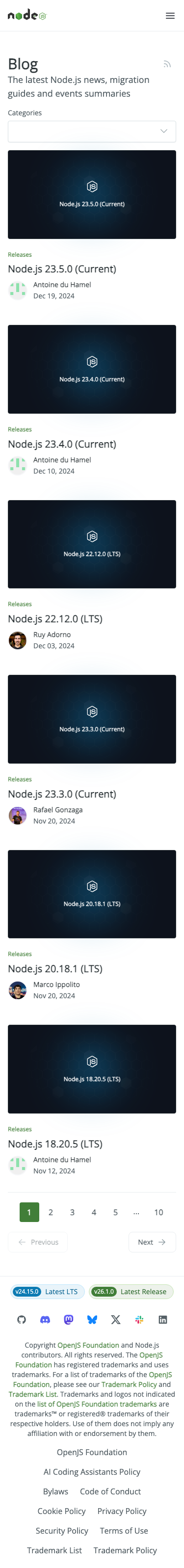 Nodejs - mobile full page