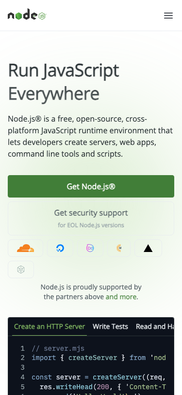 Nodejs - mobile