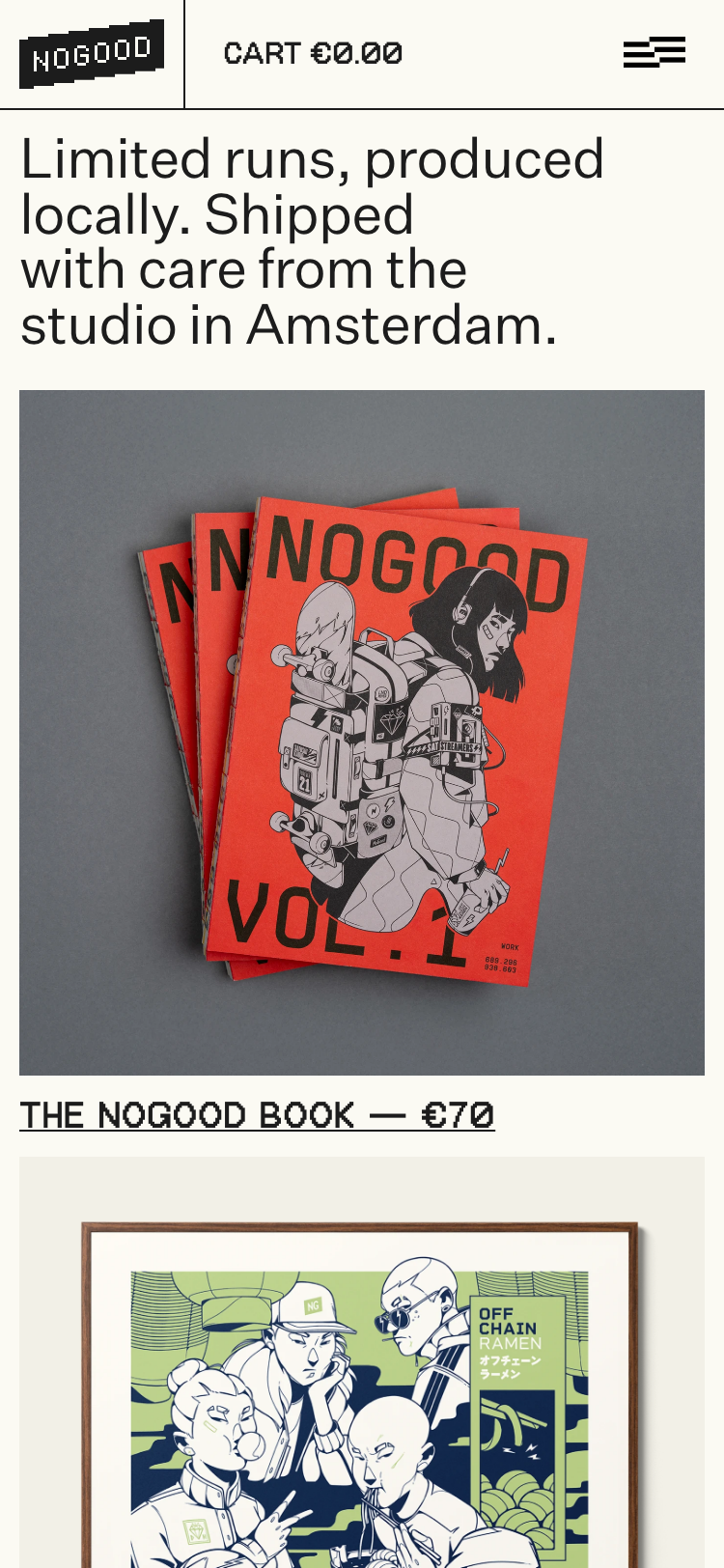 NoGood · Shop - mobile