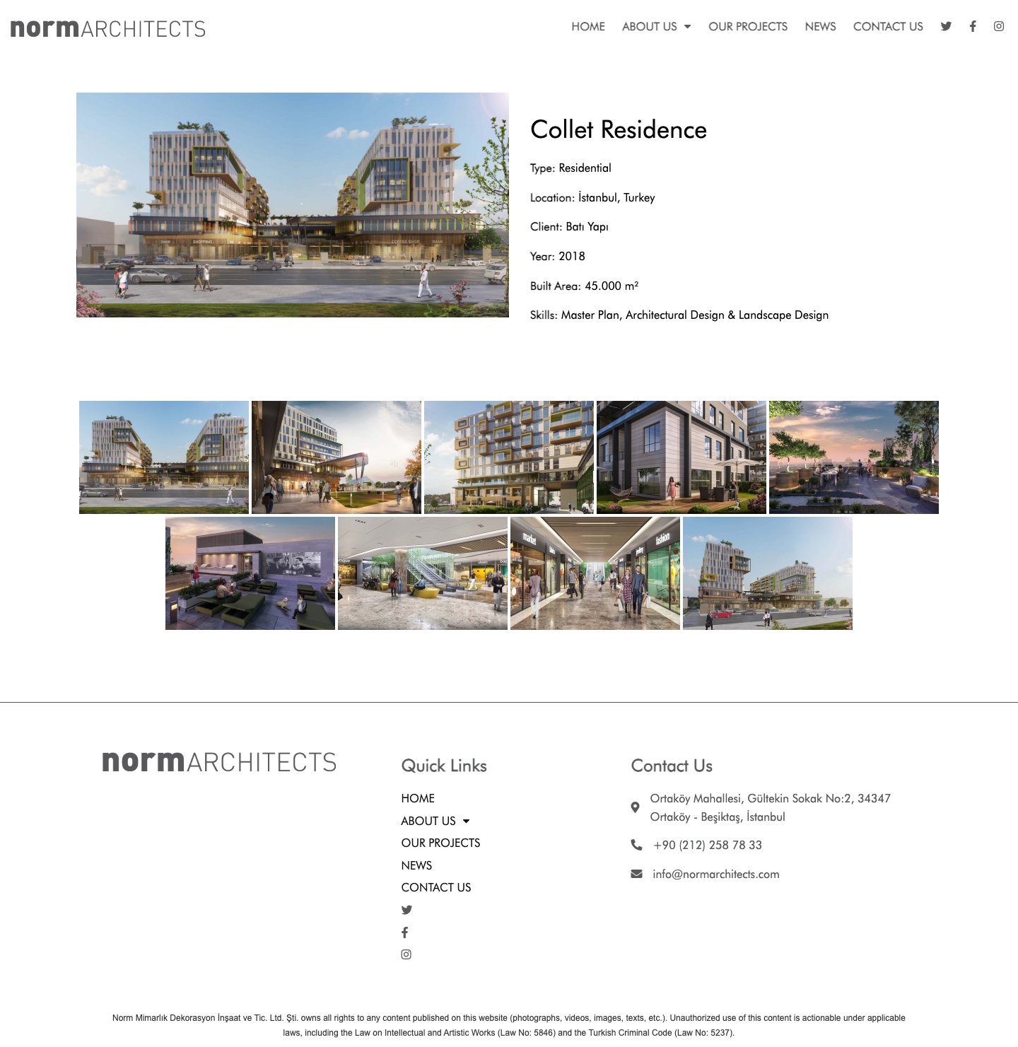Normarchitects - full page scroll