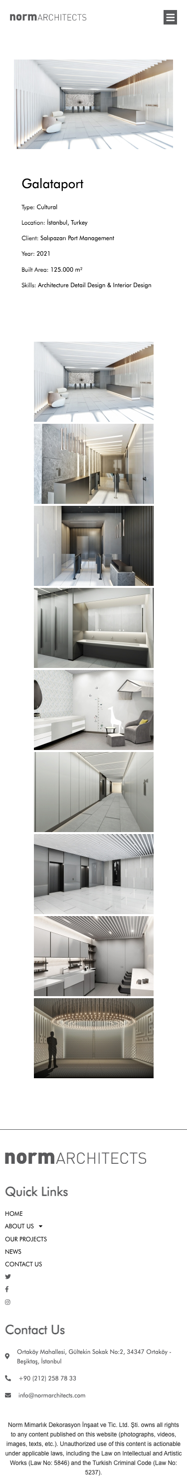 Normarchitects - mobile full page