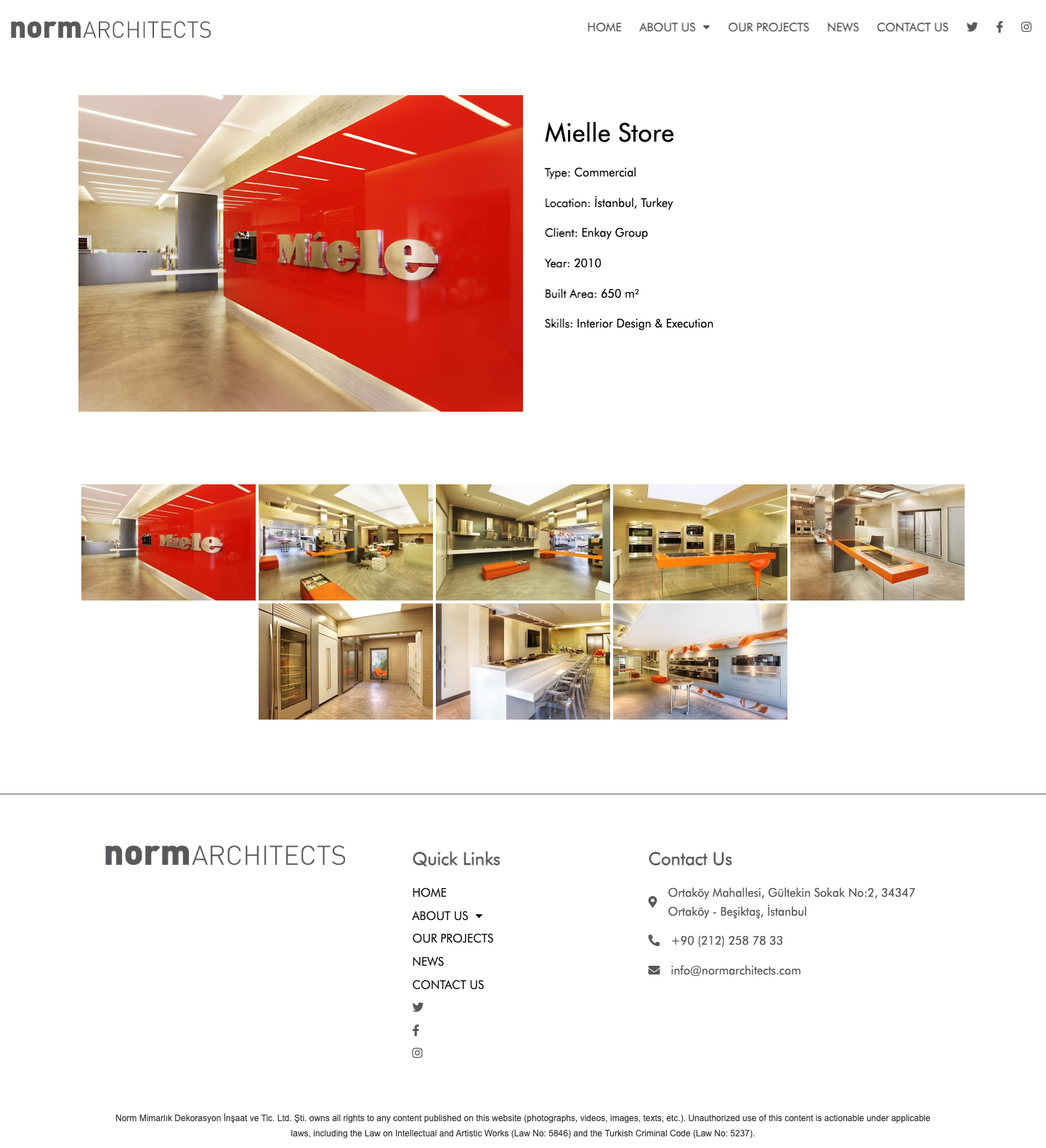 Normarchitects - full page scroll