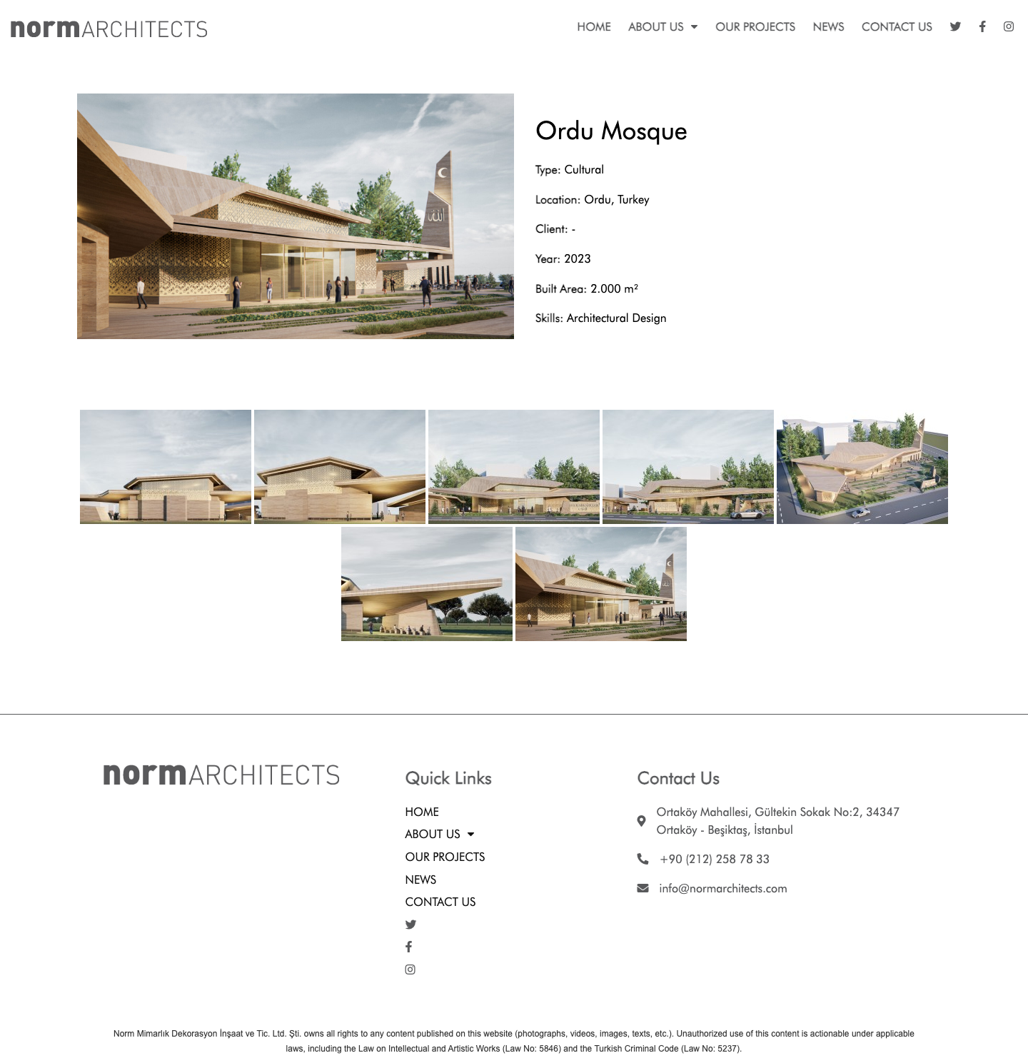 Normarchitects - full page scroll