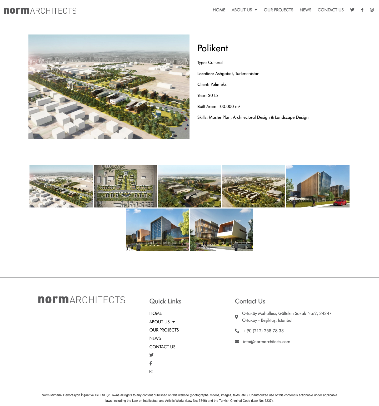 Normarchitects - full page scroll