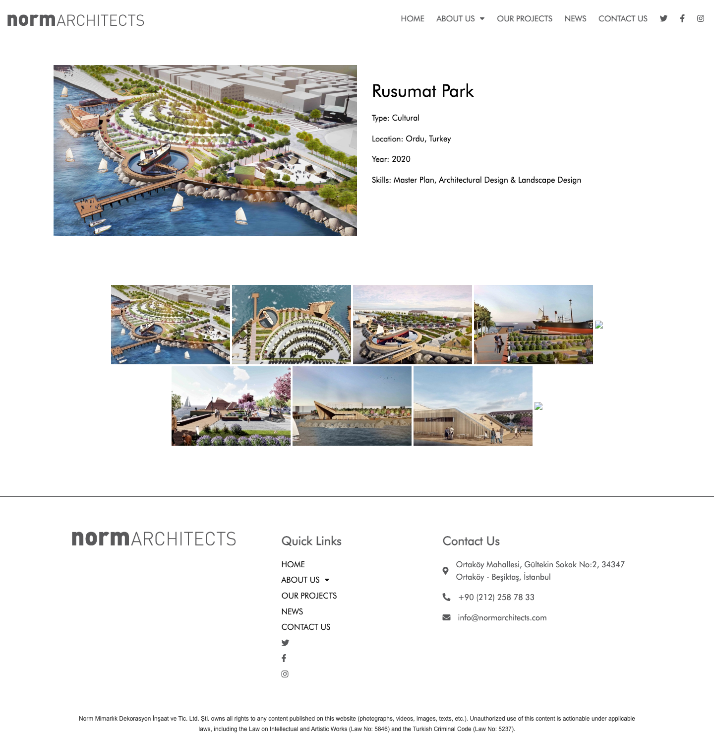 Normarchitects - full page scroll