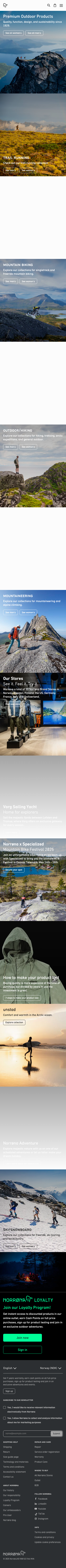 Norrona - mobile full page