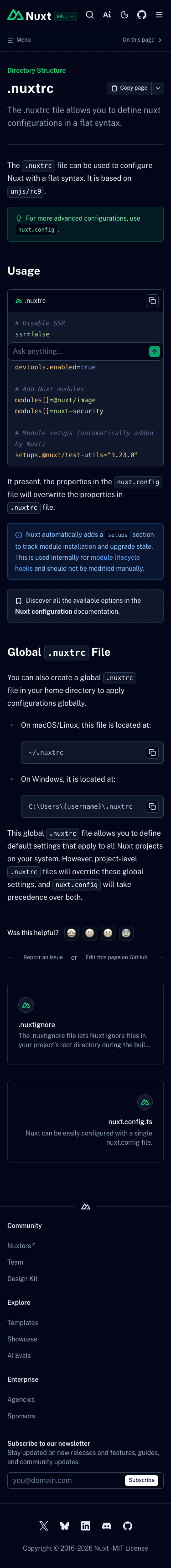 Nuxt — Docs - mobile full page