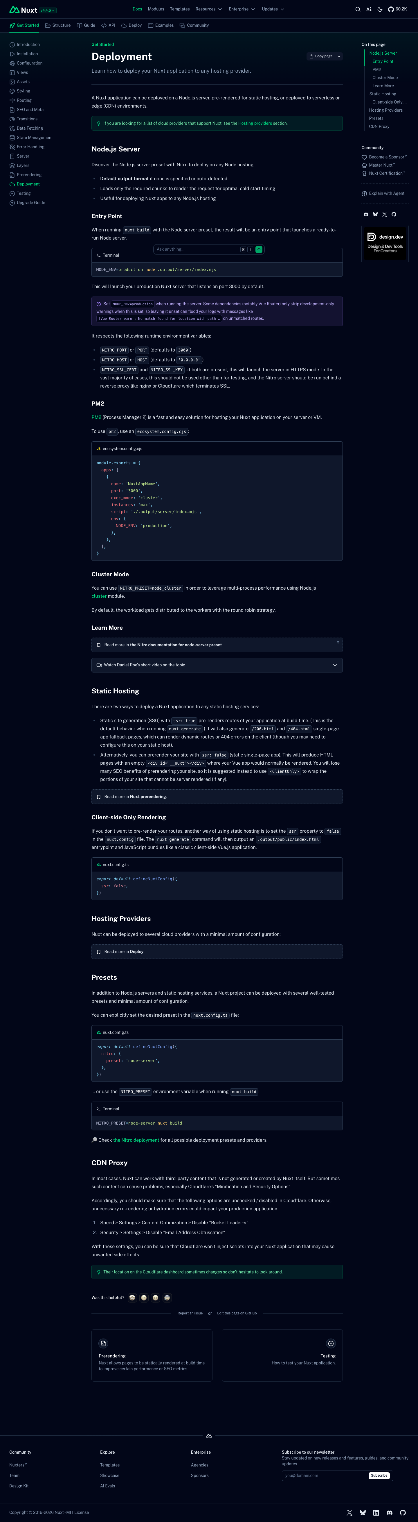 Nuxt — Docs - full page scroll