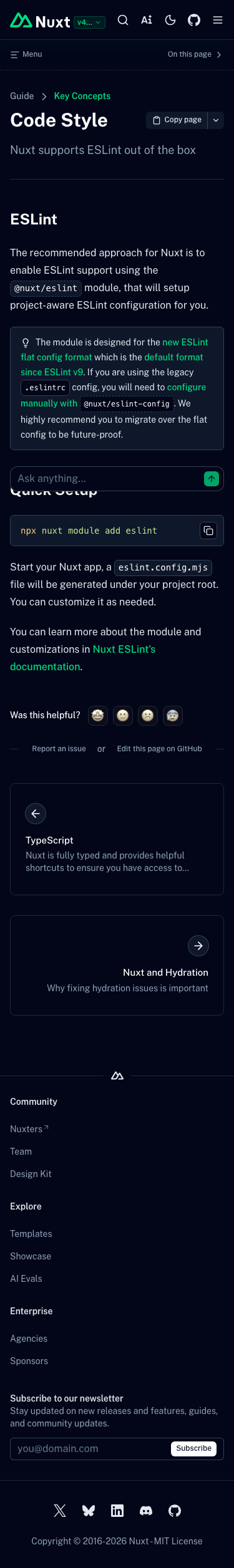 Nuxt — Docs - mobile full page