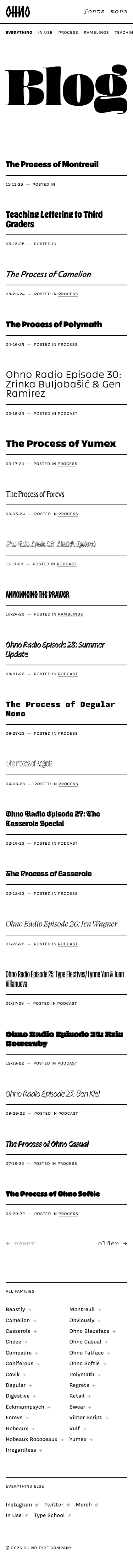 Ohnotype — Blog - mobile full page