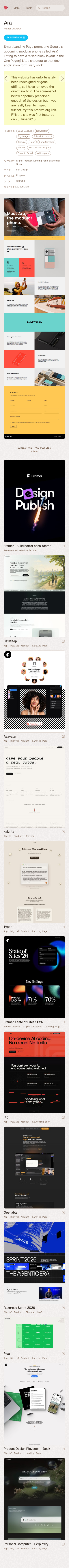 Onepagelove - mobile full page