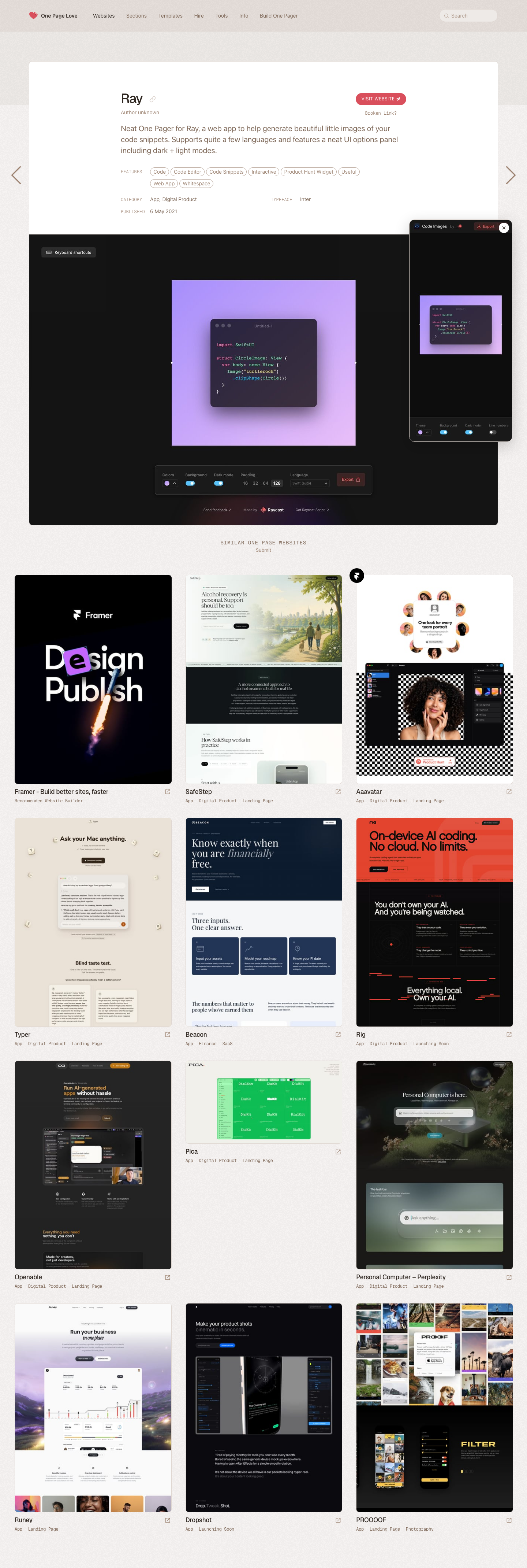 Onepagelove - full page scroll