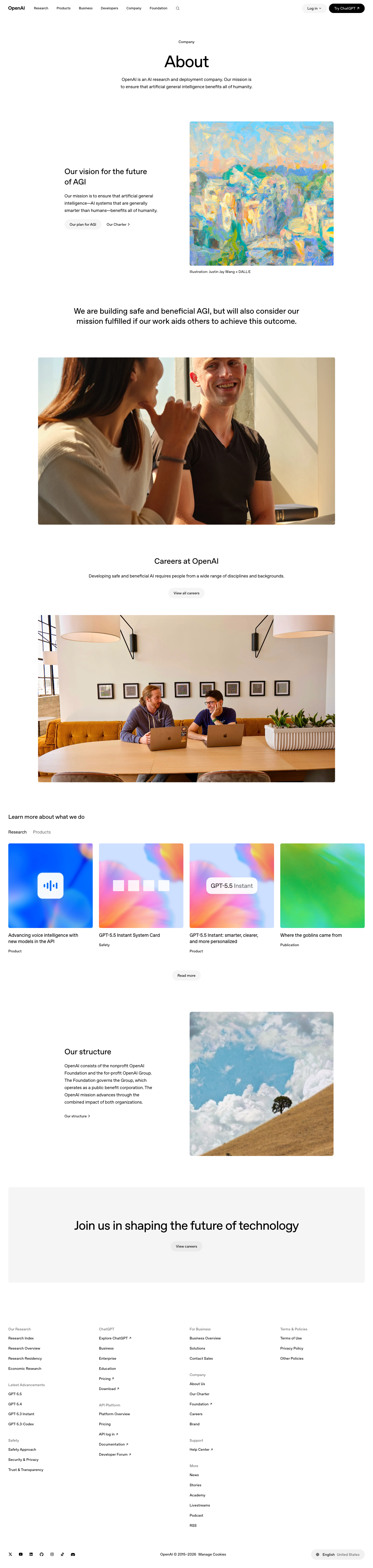Openai — About - full page scroll