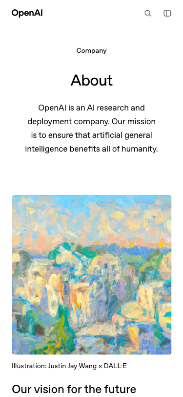 Openai — About - mobile