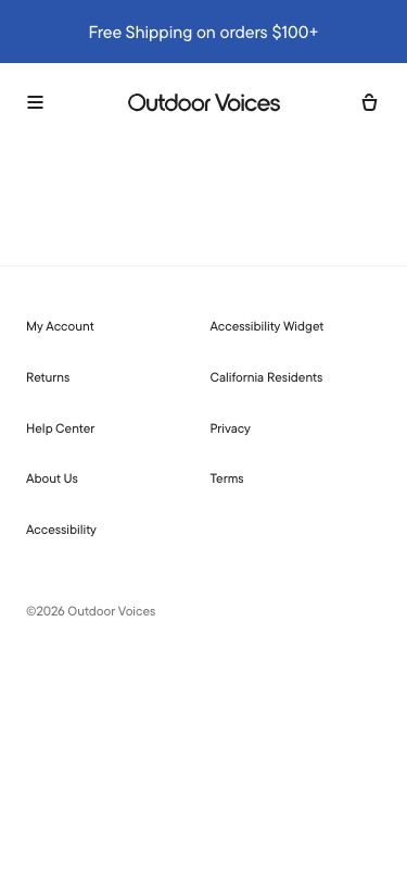 Outdoorvoices - mobile full page
