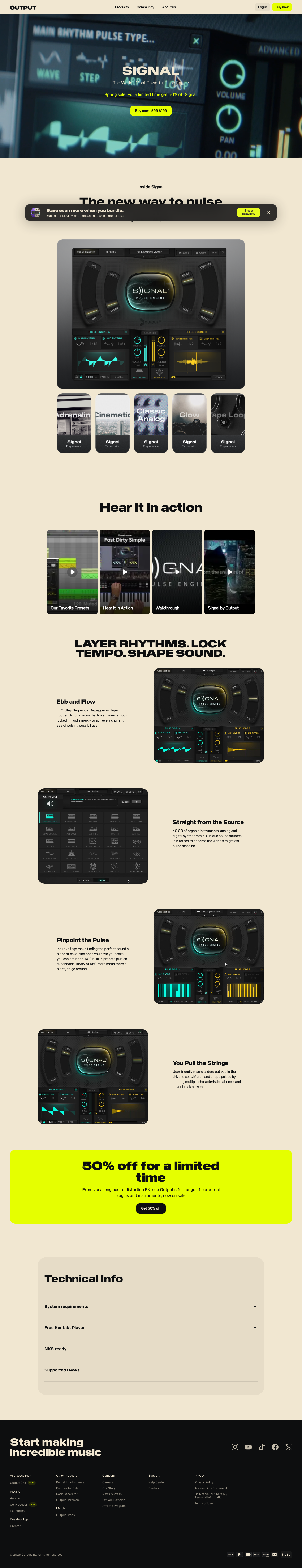 Output - full page scroll