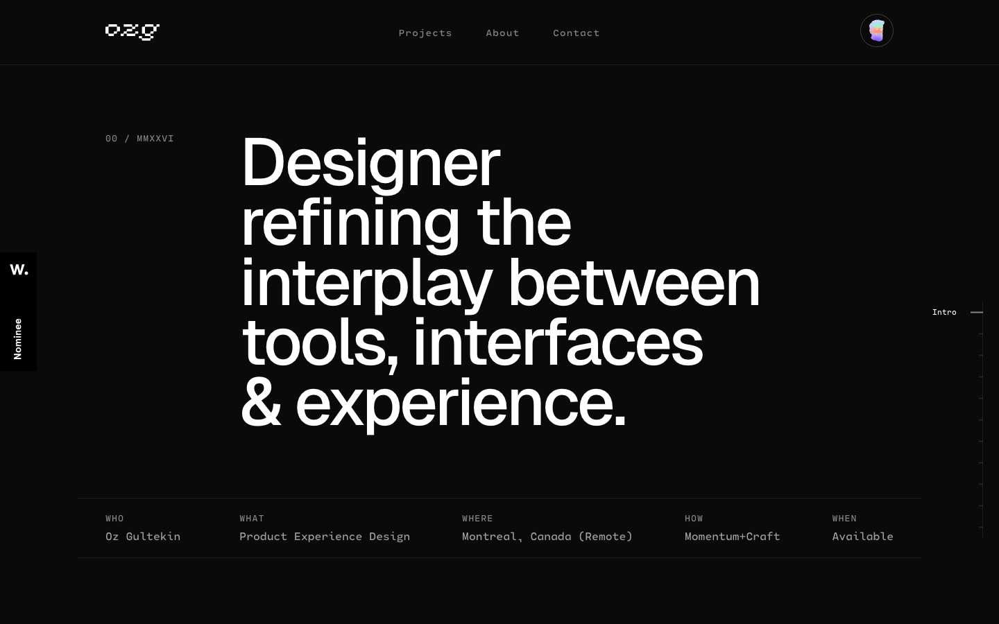 Oz Gultekin — Product Experience Designer Portfolio ⊹ Montreal, Canada