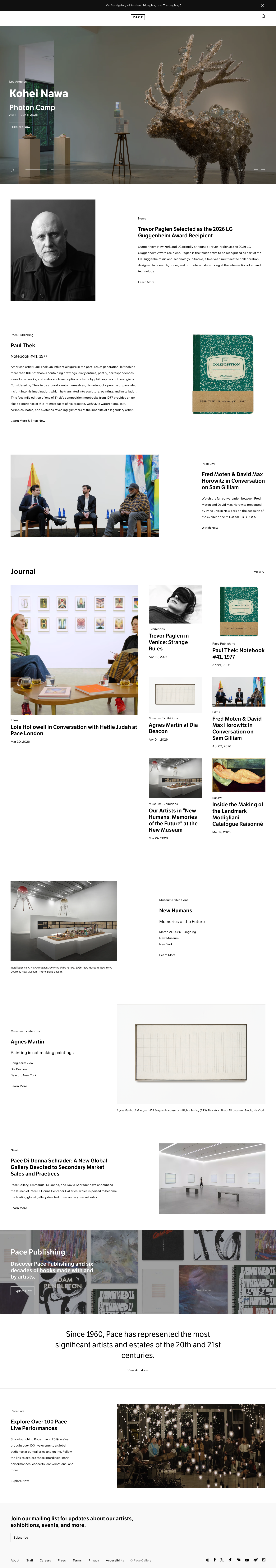 Pacegallery - full page scroll