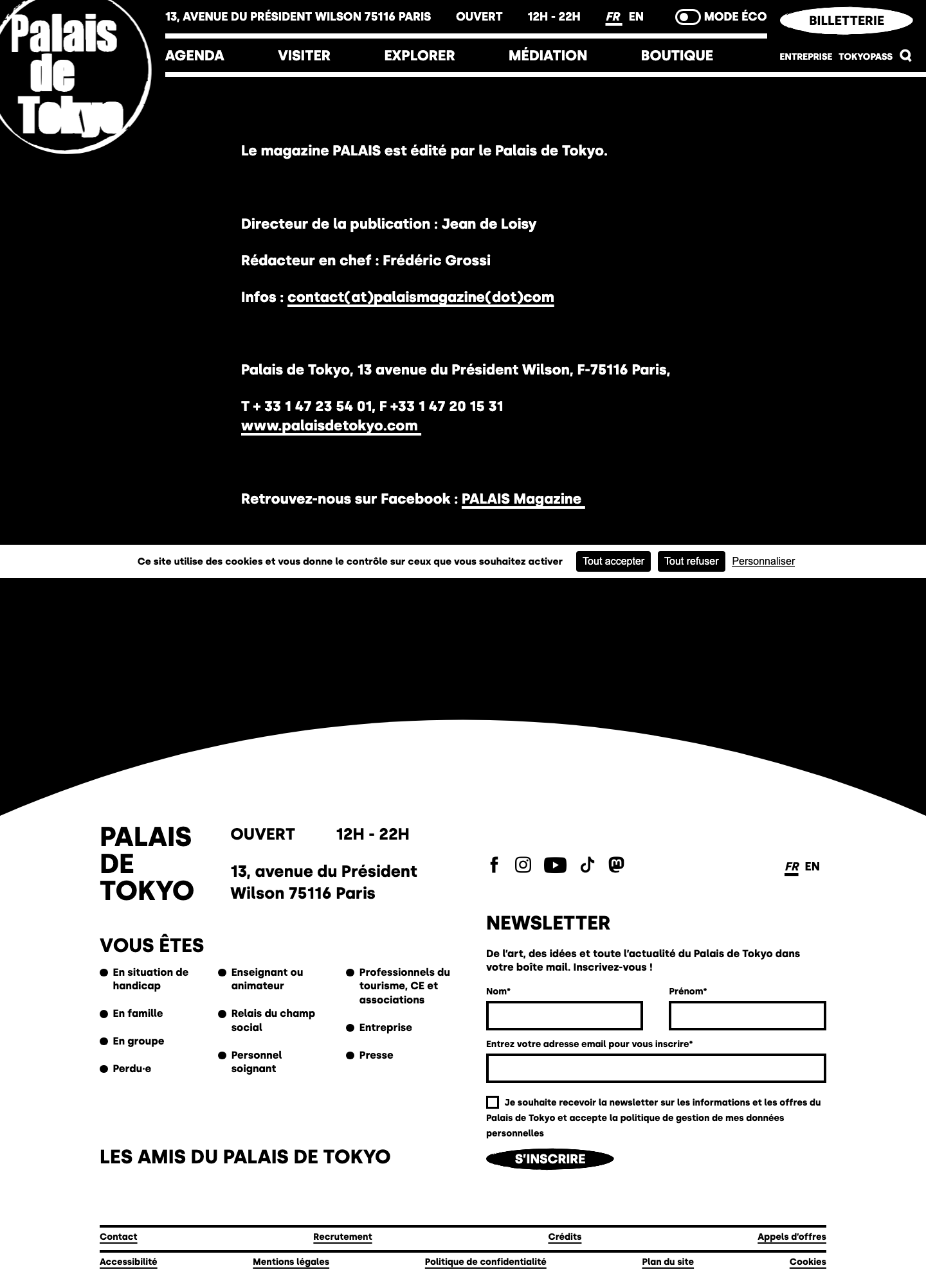 Palaisdetokyo - full page scroll