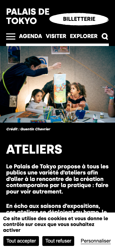 Palaisdetokyo - mobile