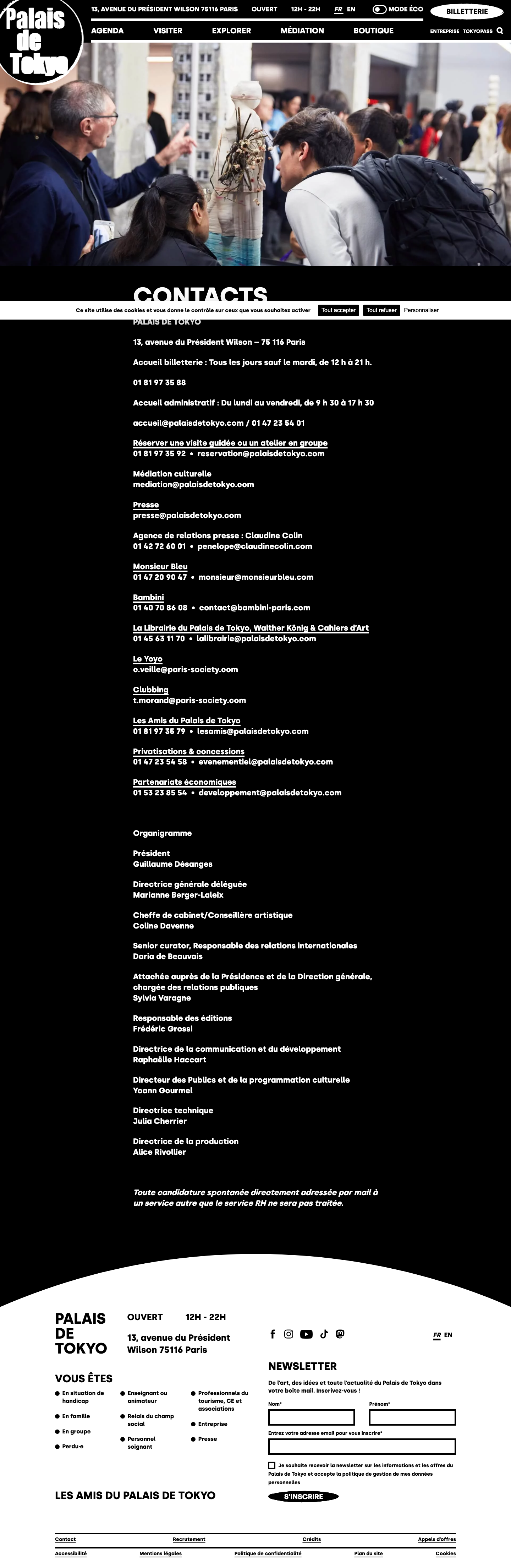 Palaisdetokyo - full page scroll