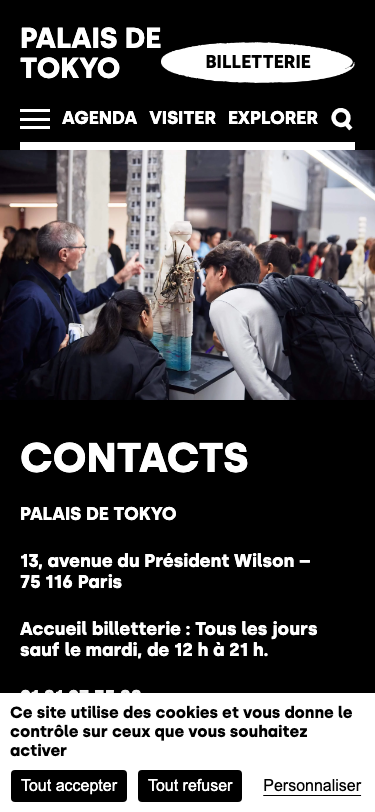 Palaisdetokyo - mobile