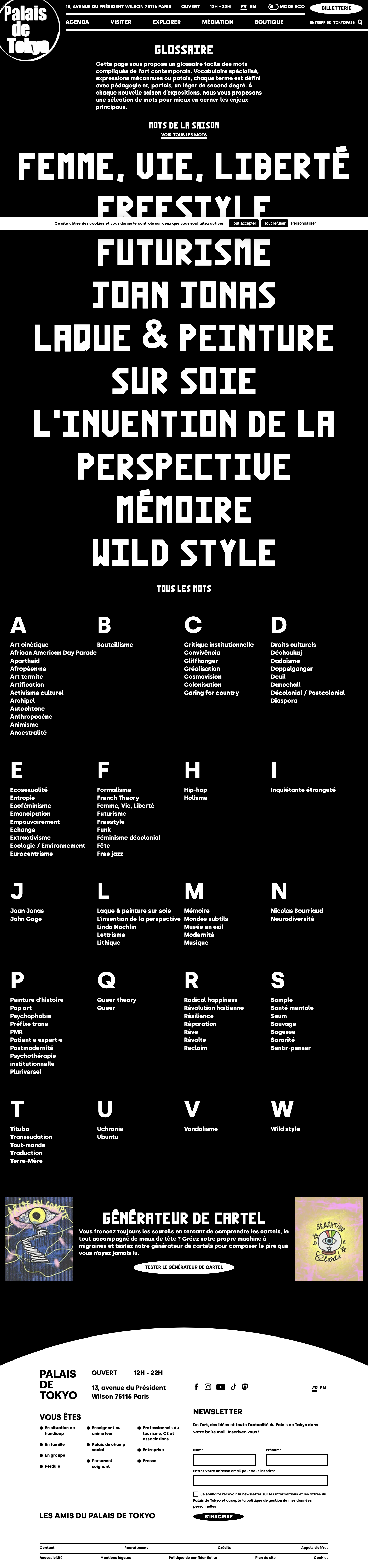 Palaisdetokyo - full page scroll