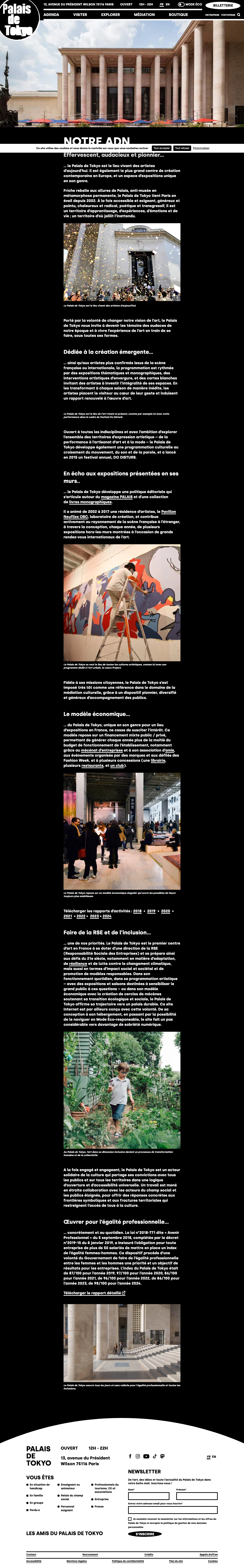 Palaisdetokyo - full page scroll