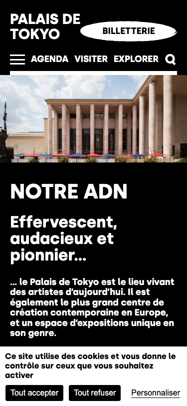 Palaisdetokyo - mobile
