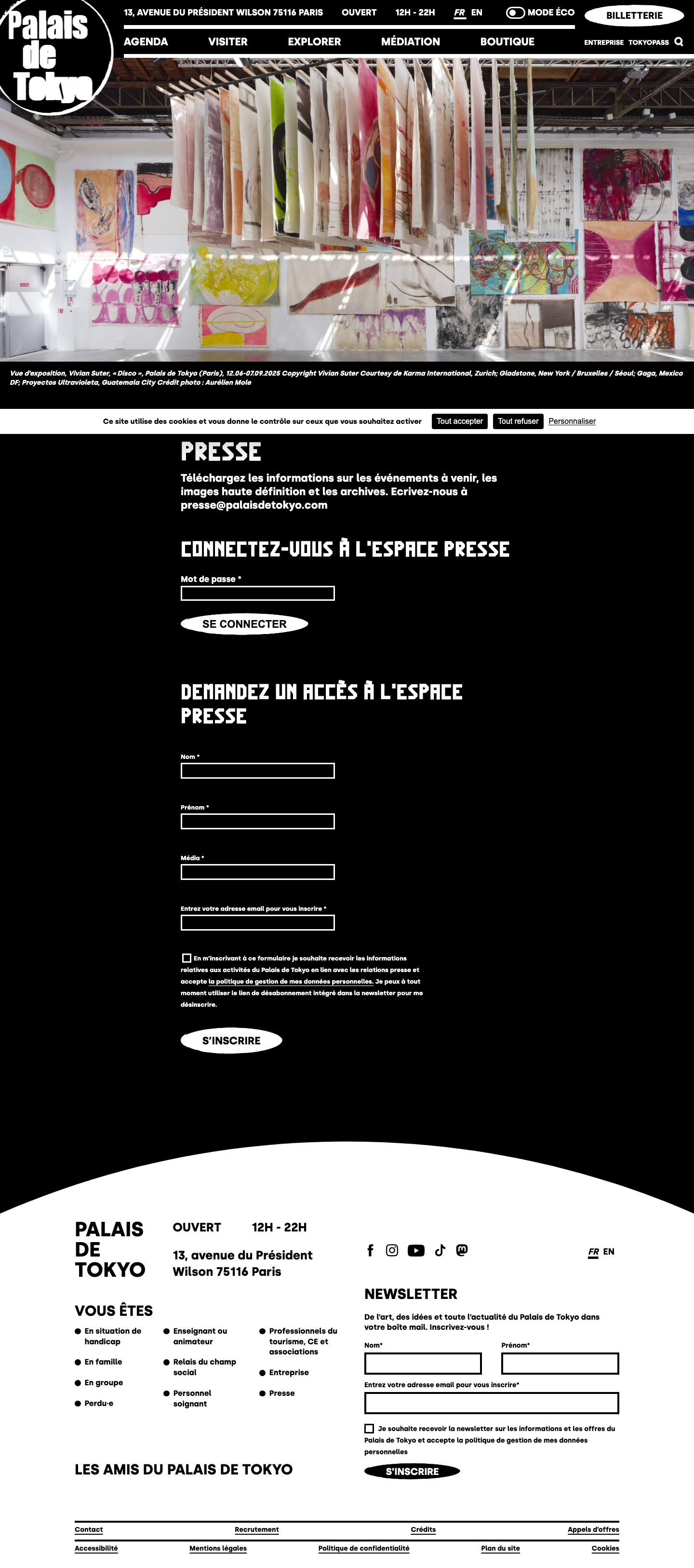 Palaisdetokyo - full page scroll