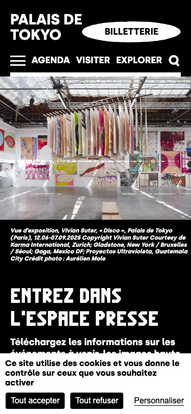 Palaisdetokyo - mobile
