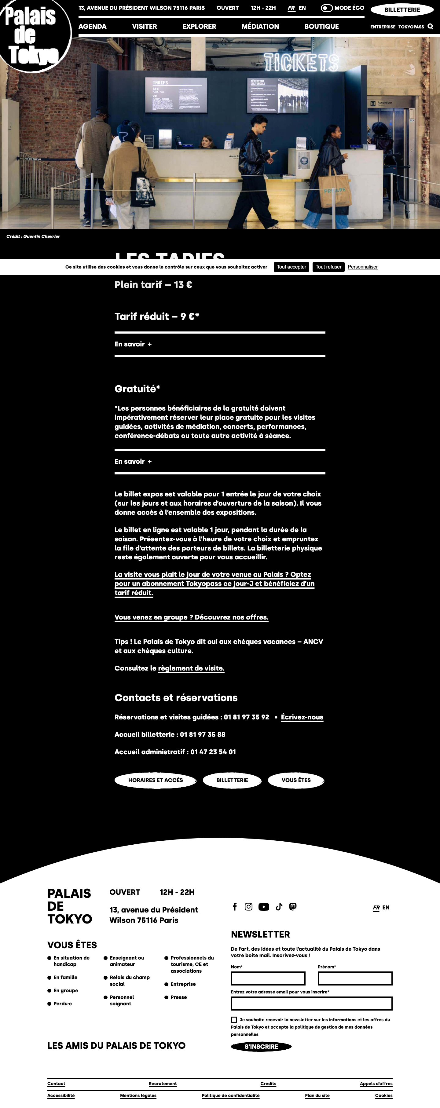 Palaisdetokyo - full page scroll