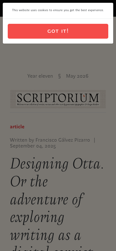 Pampatype — Blog - mobile
