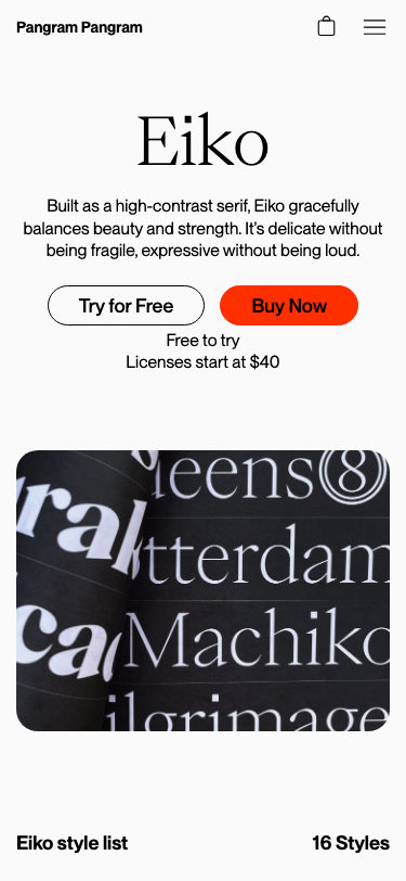 Pangrampangram - mobile