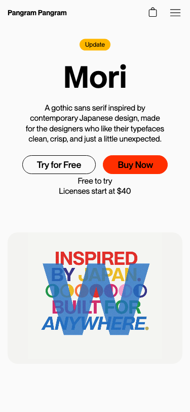Pangrampangram - mobile