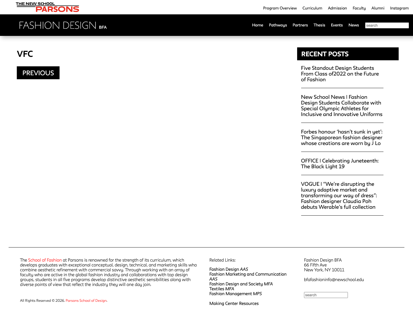 Parsons Edu - full page scroll