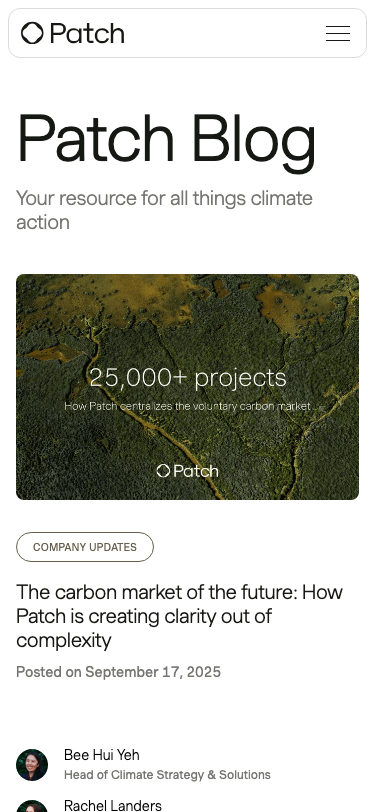 Patch — Blog - mobile